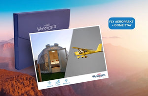 One Night Deluxe Dome Stay with 20-Minute Flight Above RAK Gift Box | Flying at Wondergifts