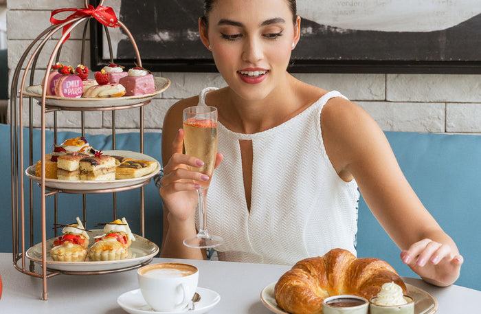 Emily in Paris Inspired Afternoon Tea with Burj Views at Malibu Sky Lounge for Two |  at Wondergifts