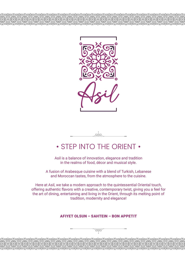 All Day Dining  Experience for Two at Asil Restaurant - Rixos Premium |  at Wondergifts