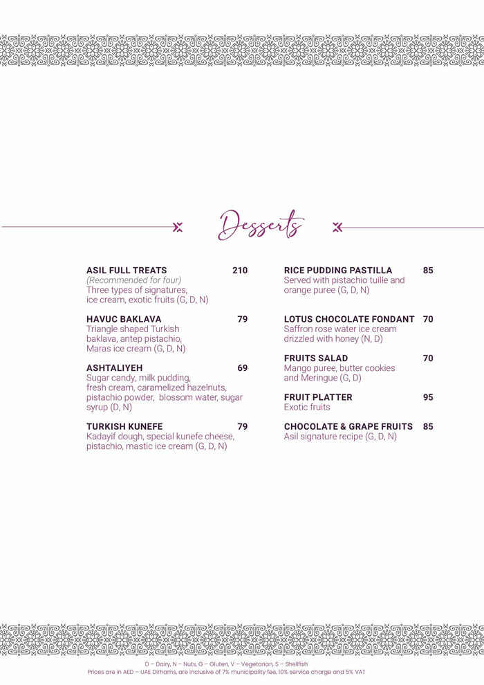 All Day Dining  Experience for Two at Asil Restaurant - Rixos Premium |  at Wondergifts