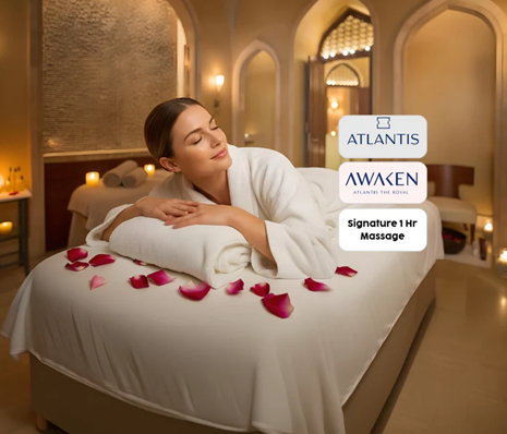 Atlantis The Palm - Luxurious 45-Minutes Massage Experience at AWAKEN Spa