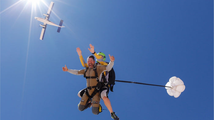 Thrilling Tandem Skydive Over Stunning Desert with Video & Photos included |  at Wondergifts