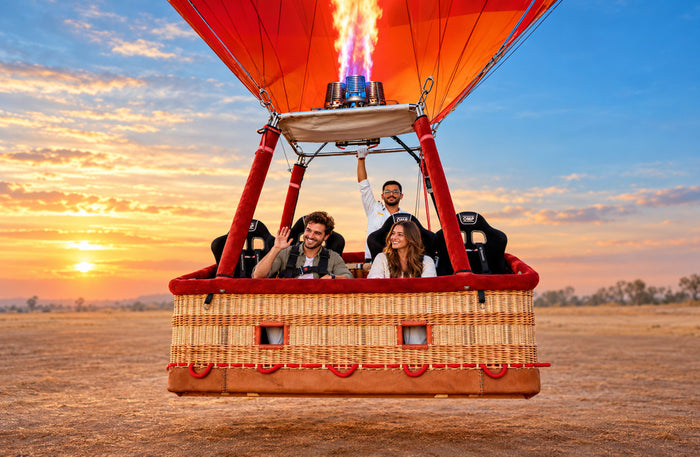 Breakfast in the Sky In a Hot Air Balloon For Up to 4 People