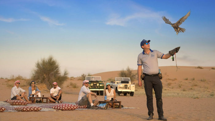 Overnight Desert Escape with Hot Air Balloon Ride, Dinner & Camel Safari for Two |  at Wondergifts