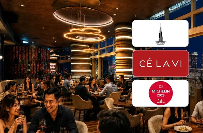 Iconic 5-Star Dining Gift Box for Two - CÉ LA VI, COYA, DOORS Dubai & 50+ Luxury Venues