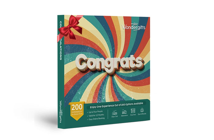 Congratulations Gift Box: Celebrate Special Moments with 200+ Experiences |  at Wondergifts