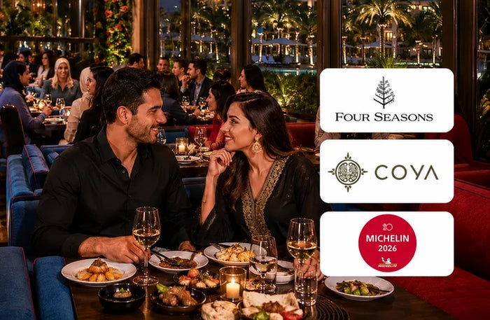 Iconic 5-Star Dining Gift Box for Two - CÉ LA VI, COYA, DOORS Dubai & 50+ Luxury Venues