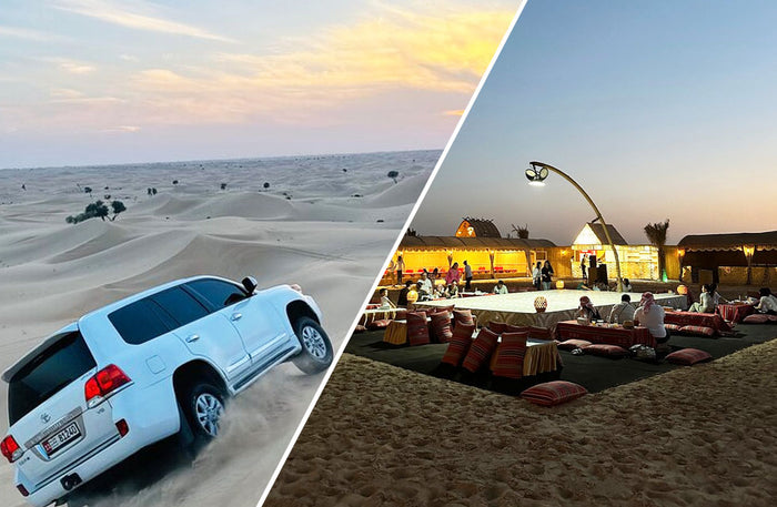 Sunset Desert Safari Experience with BBQ Dinner for One in Abu Dhabi |  at Wondergifts