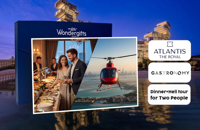 Romantic Dining at Atlantis The Royal with Helicopter Ride for Two |  at Wondergifts
