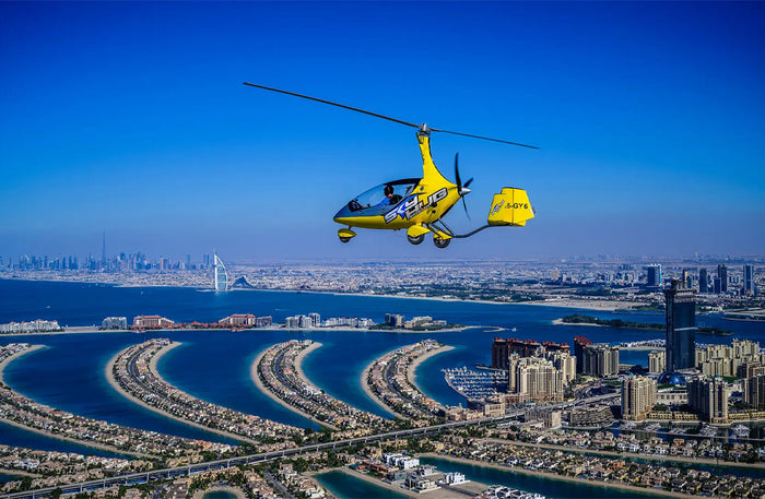 Thrilling Private Gyrocopter Flight over Palm Jumeirah