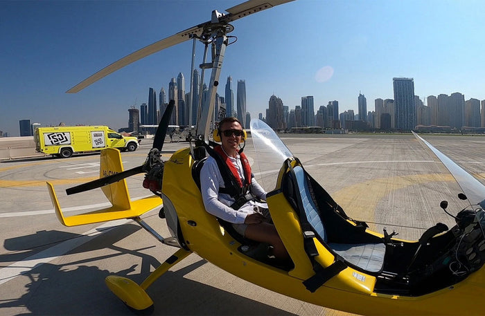 Thrilling Private Gyrocopter Flight over Palm Jumeirah
