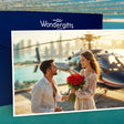 Romantic Helicopter Ride for Two Over Palm Jumeirah with Red Roses