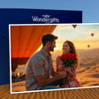 Romantic Hot Air Balloon Ride for Two Over Dubai’s Desert with Red Roses |  at Wondergifts