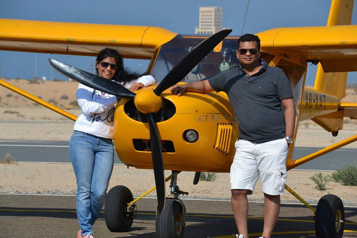 30-Minute Sunset Flight in Aeroprakt A32 or A22 Over the Ras Al Khaimah Coast