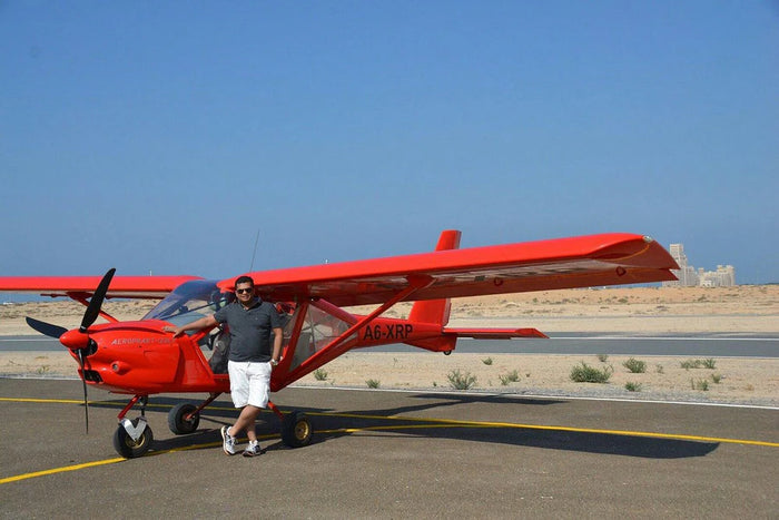 30-Minute Sunset Flight in Aeroprakt A32 or A22 Over the Ras Al Khaimah Coast