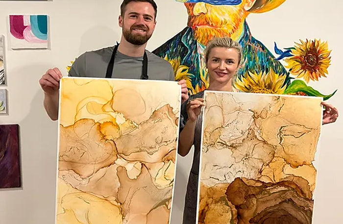 Ink Art Workshop at Art Therapy Studio Dubai for One |  at Wondergifts