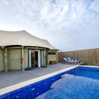 Luxury Premium Tent Stay with Private Pool for Two at Kingfisher Retreat |  at Wondergifts