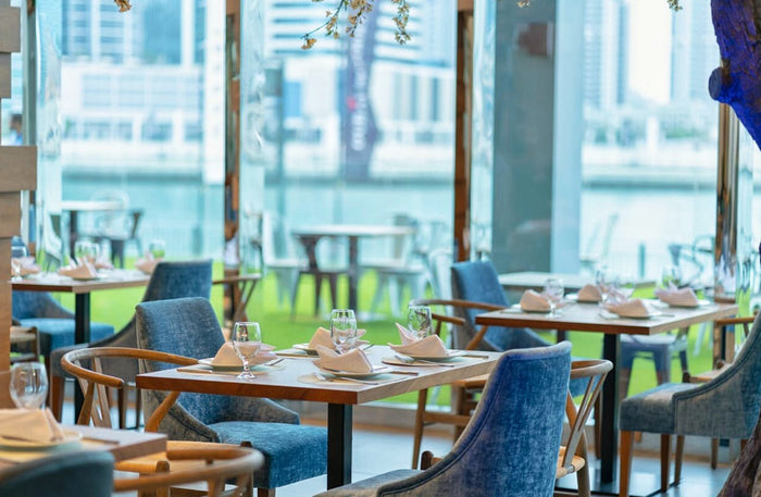 Romantic Dining for Two with Drinks and Burj Views at La Cruise, Canal Central Hotel |  at Wondergifts