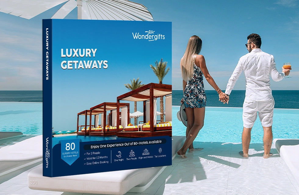Luxury Getaways Gift Box: Choose Your Stay at 80+ High-Class Hotels |  at Wondergifts