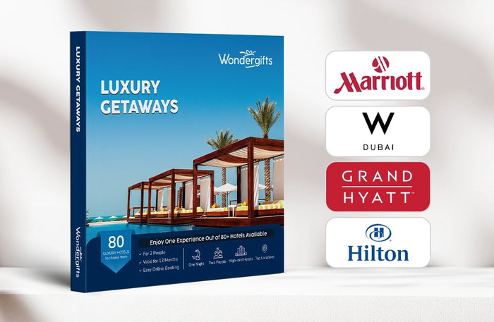Luxury Getaways Gift Box: Choose Your Stay with Breakfast at 80+ High-Class Hotels |  at Wondergifts