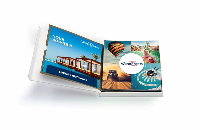 Luxury Getaways Gift Box with Red Roses: Choose from 80+ Premium Hotels |  at Wondergifts