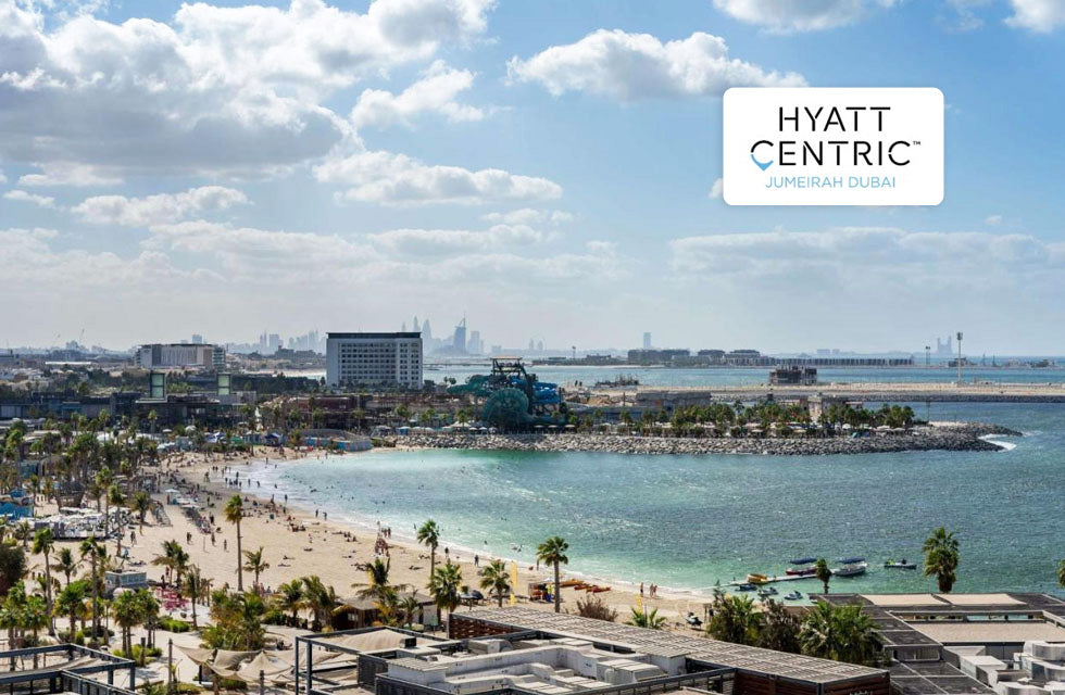 One Night Stay in Sea View Room with Breakfast for Two at Hyatt Centric Jumeirah