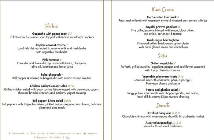 Luxurious Dinner  Experience with Fire Show and More at Sonara |  at Wondergifts