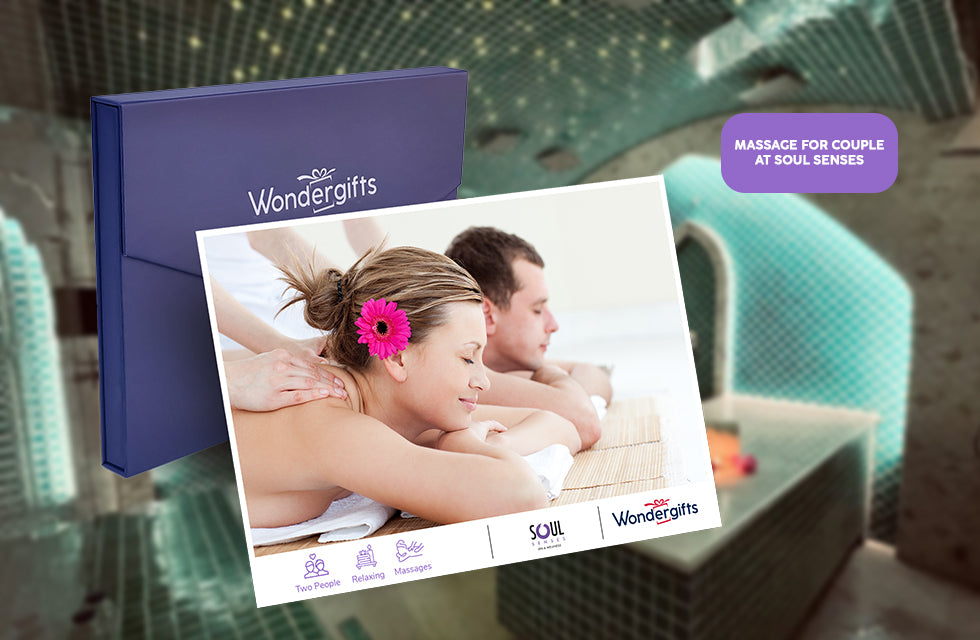 One Hour Couple Massage Gift Box At Soul Senses Spa Wondergifts ae One hour couple massage gift box at soul senses spa wondergifts ae