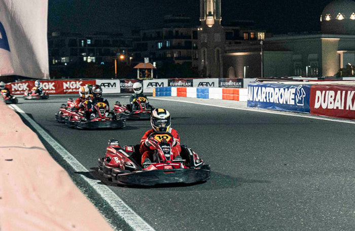 High-Speed Outdoor Karting Experience at Dubai Autodrome for Two |  at Wondergifts