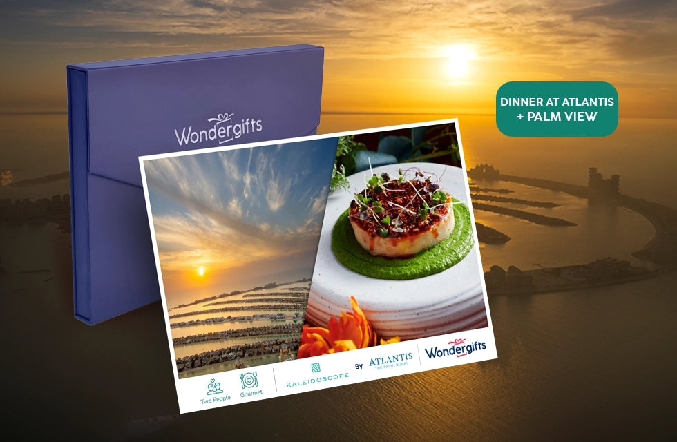 Romantic Sunset at The View with Dinner at Atlantis the Palm Gift Box for Two
