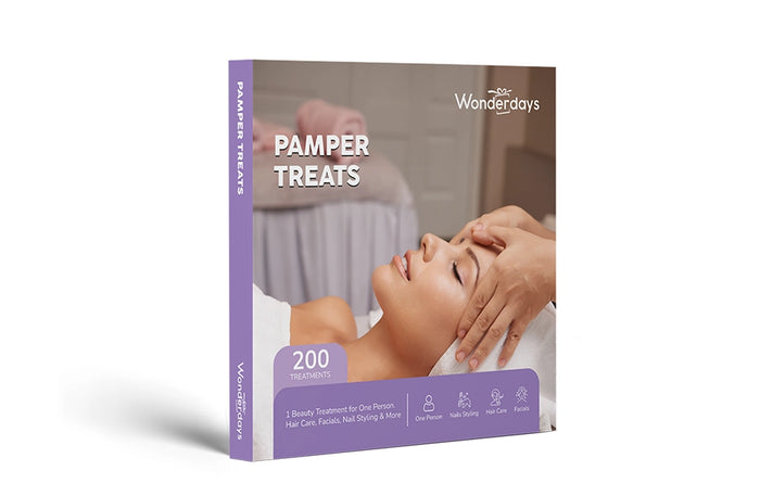 Pamper Treats Gift Box with Mini Self Care Tray: Choose From 200 Beauty Treatments |  at Wondergifts