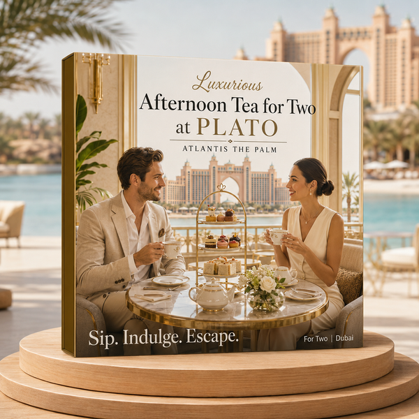 Luxurious Afternoon Tea for Two at Plato in Atlantis the Palm