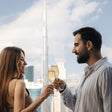 Romantic Dining for Two with House Beverages and Burj View at Ancora |  at Wondergifts