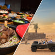 Sunset Desert Safari with Dinner and Falcon Show |  at Wondergifts