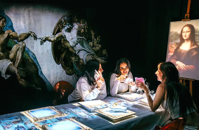 Immersive Seven Paintings Dinner for Two at Dinner Tales - Valid at 2 Locations |  at Wondergifts