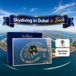 Skydiving Dubai Palm Jumeirah Gift Voucher with Photos & Video