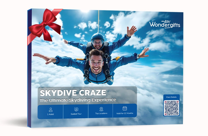 Thrilling Skydiving Gift Box: Skydive Over The Palm Jumeirah