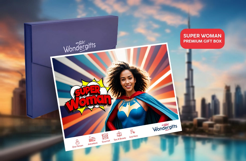 Super-Woman Gift Box: Spa Retreats, Dining Delights, Adventures and More for Her