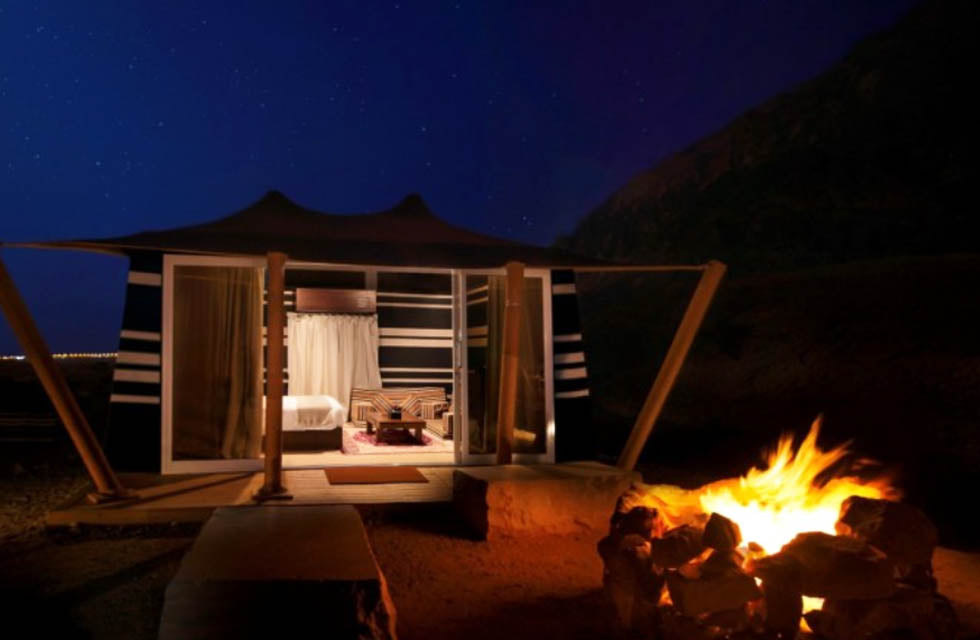 One Night Stay for Up to Four at Pura Eco Heritage Tent, Jebel Hafit