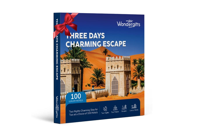 Romantic Three Day Charming Staycations Gift Card Box: Stay at One of 100 Premier Hotels