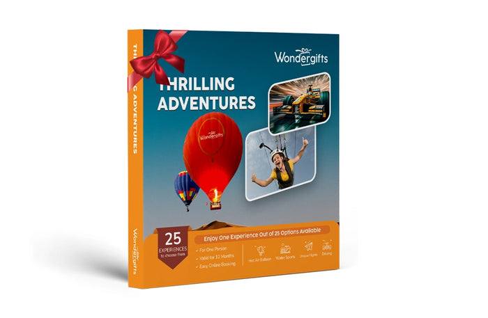 Thrilling Adventures Gift Box - With Choice of Hot Air Balloon, Exhilarating Drives & More