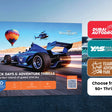 Track Days and Adventure Thrills Gift Card Box - With Choice of Hot Air Balloon, Exhilarating Drives & More