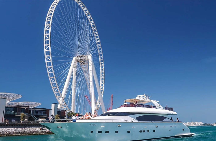 2-Hour Luxury Yacht Experience with Meals, Drinks & Burj Al Arab  Views |  at Wondergifts