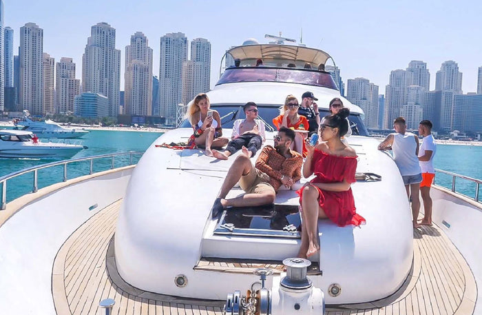 2-Hour Luxury Yacht Experience with Meals, Drinks & Burj Al Arab  Views |  at Wondergifts