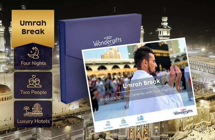 Umrah Hotel Break Gift Box: Four Nights of Spiritual Stay for Two - Kids Go Free |  at Wondergifts